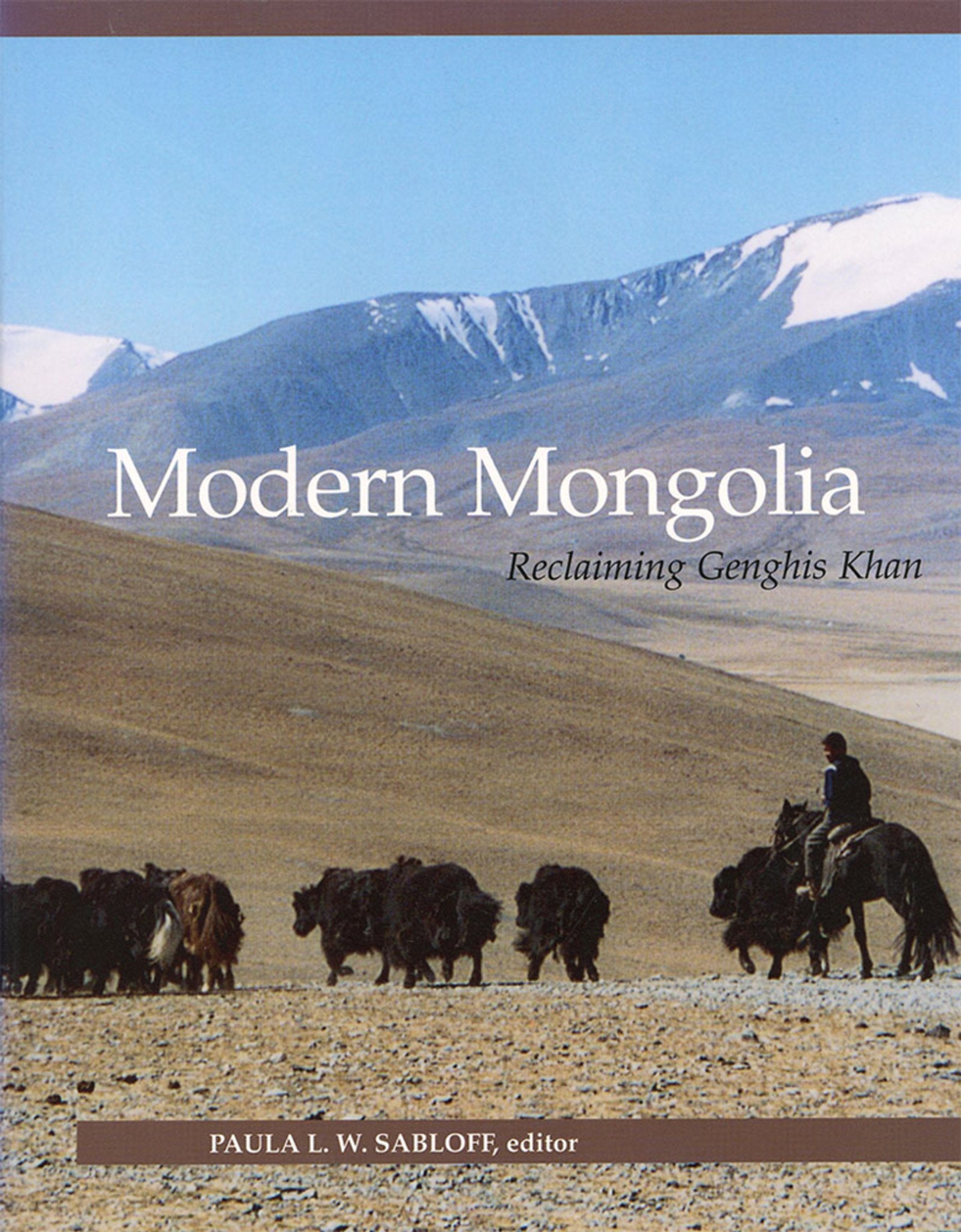 Cover image for Modern Mongolia ISBN 9780924171918